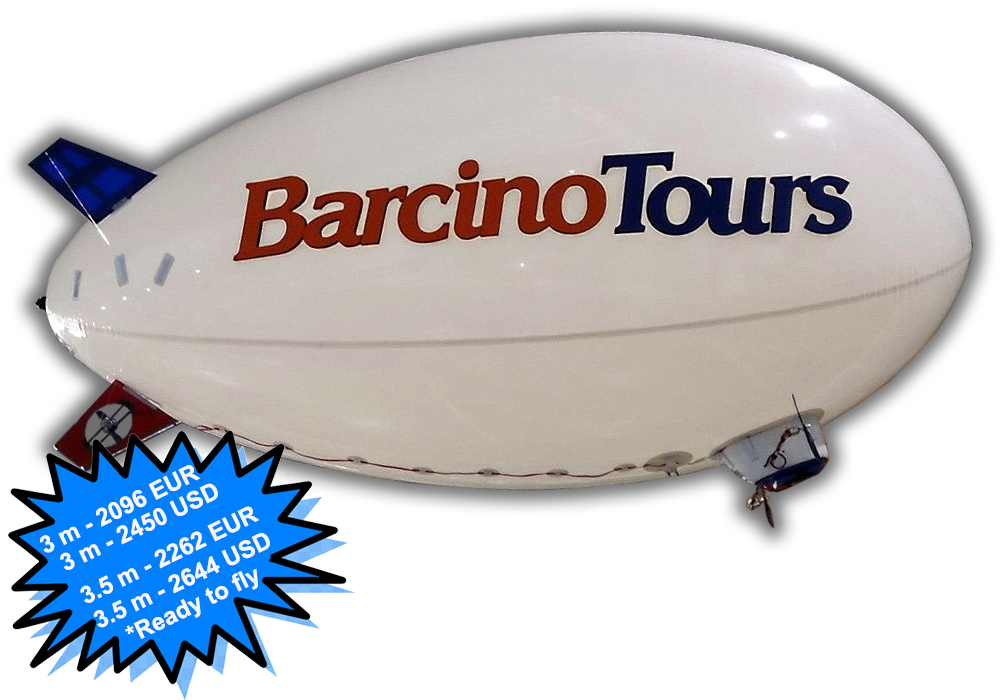 Preço do RC Blimp de 3m em 2026